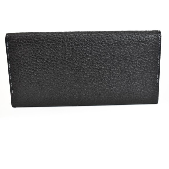 Burberry Black, Leather & "Prorsum Knight" Logo Folding Wallet (VG) - Picture 3 of 8